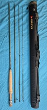 A STUNNING GREY STREAMFLEX GR70 10FT #4 4PIECE FLY ROD USED 1 OR 2 TIMES MAX