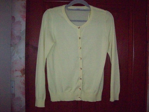 Ladies cardigan lemon - -, yellow
