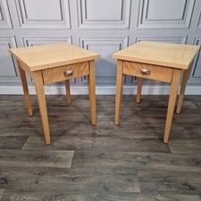 Pair 2 Modern Maple Veneer