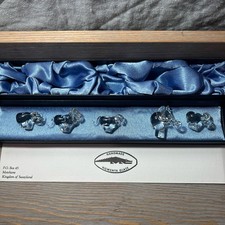 Set of 5 Ngwenya Glass Animal