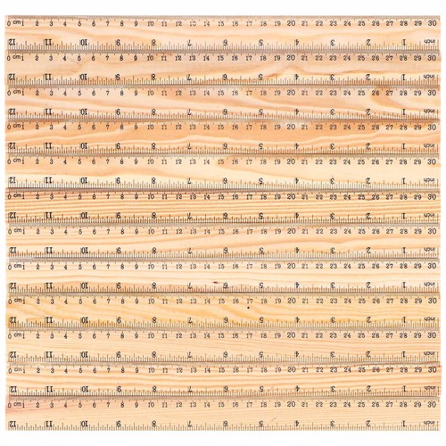 Wood ruler student rulers - x,