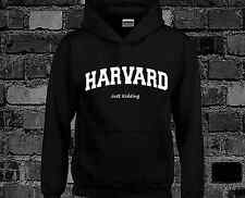 Harvard Hoody Hoodie Top Funny Joke Comedy Slogan Humour Joke Cool Fashion Retro
