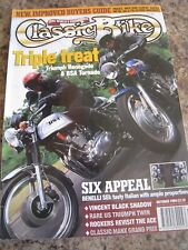 CLASSIC BIKE OCT 1994 TRIUMPH RENEGADE BSA TORNADO BENELLI SEI VINCENT BLACK SHA