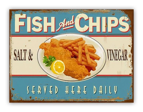 Fish and chips served here - and,