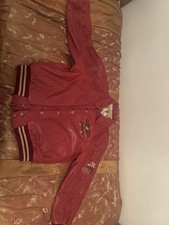 Authentic Avirex Leather Jacket – Red – Great Condition – Rare