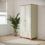 Cream and pine painted - cream, 2-door
