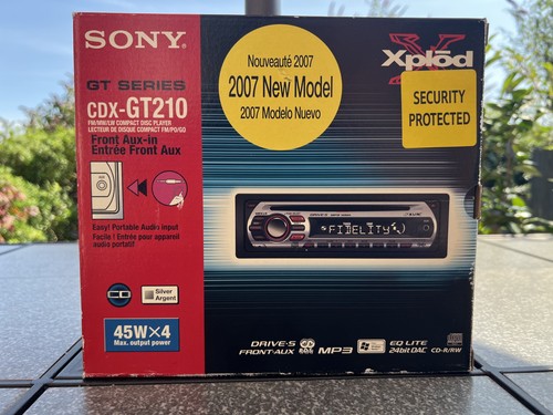 Sony plod cdx - sony, cdx-gt210