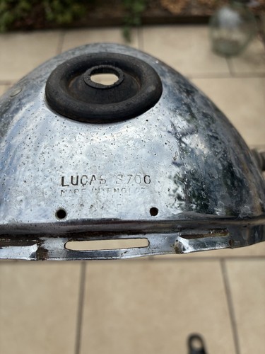 Lucas s700 motorcycle headlamp - lucas,