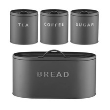 Typhoon 4PC Metal Bread Bin
