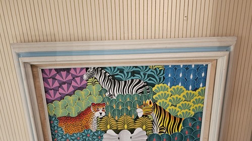 Vintage haitian art - vintage,