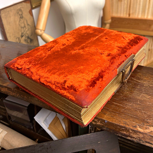 Antique victorian velvet - antique,