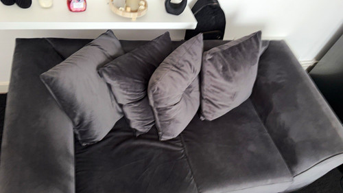 Wayfair seater grey velvet - wayfair,