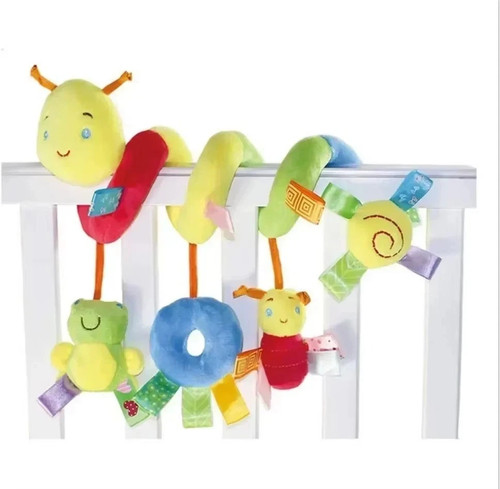 Soft spiral baby rattle - soft,