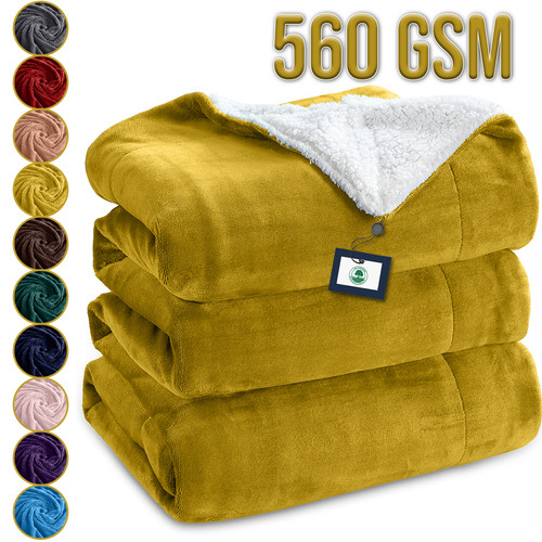 560 gsm heavy sherpa fleece - 560,