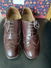 Vintage Shoes Wine Red Brogues French Connection Size 38