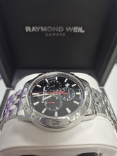 Raymond Weil 8560 Tango Chronograph Men’s 300m Stainless Steel Watch Boxed