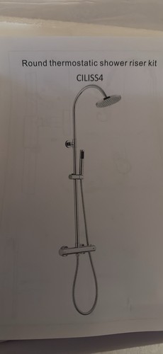 Thermostatic shower riser kit - thermostatic,