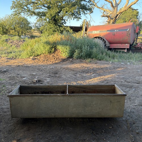 Galvanised water trough - trough, /