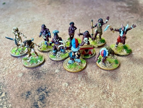 28mm painted darkest africa - painted,
