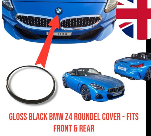 Bmw gloss black badge ring - bmw,
