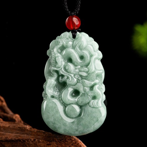 Chinese natural jade pendant - jade,
