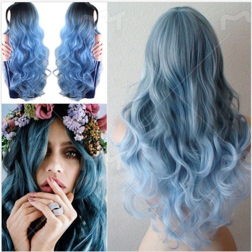 Ombre clip hair extensions - ombre,