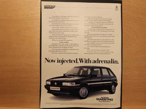 Original 1985 magazine advert