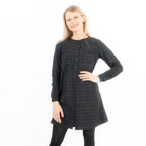 Womens black top long - black,