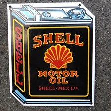She’ll Motor Oil Enamel Sign