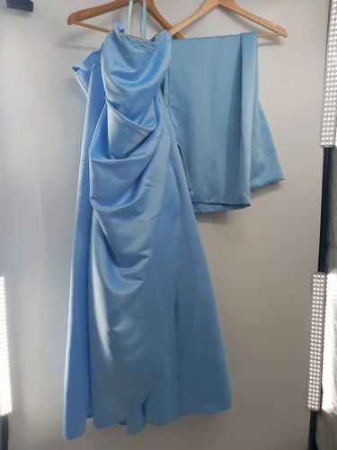 Blue corset wedding - corset, with