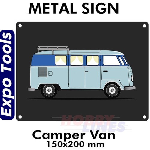 Metal sign camper - metal,