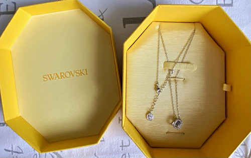 Swarovski silver plated clear - silver,