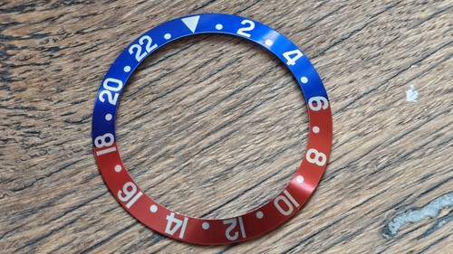 Pepsi aluminium bezel insert - pepsi,