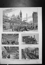 Old Print New York Railway