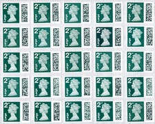 41 LARGE 2nd CLASS, USED UNFRANKED LARGE PART ORIGINAL GUM