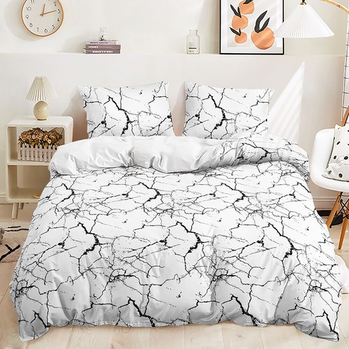 Marble floral striped - floral, black