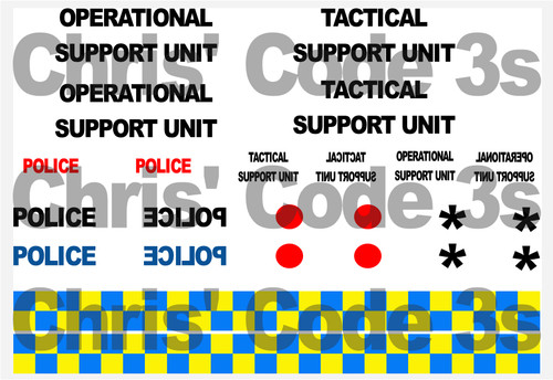 Code police adhesive vinyl - adhesive,