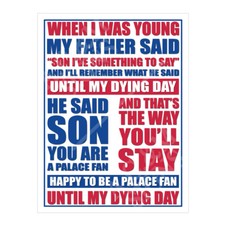 Metal Sign Plaque Crystal Palace Song Man Cave Home Bar Garage Shed Gift 7066