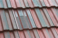 Roof tile vent - tile, marley