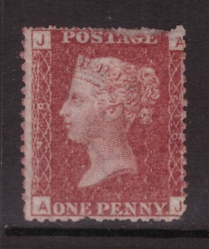 1858 penny red - qv,