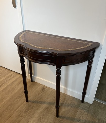 Vintage mahogany demilune - vintage,