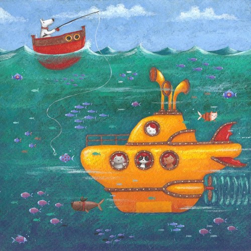 Art com wall print - art.com, yellow