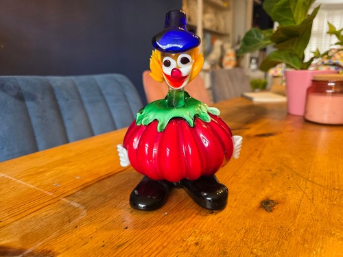 Vintage murano tomato - murano, shaped