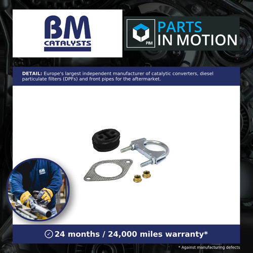 Exhaust pipe fitting - pipe, kit