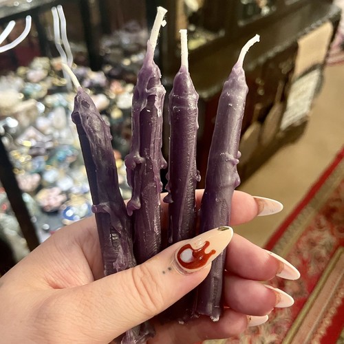 Purple spell candle - purple,