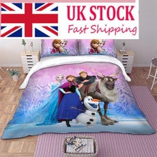 Frozen Sisters Girls Duvet Cover Set Bedding Set Single Double Pillowcases