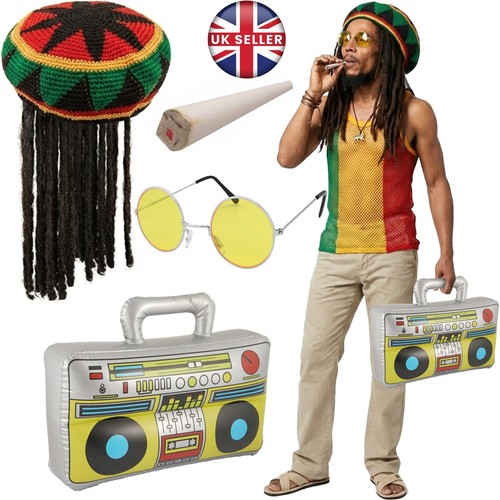 Mens 4pcs reggae bob marley - bob,