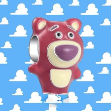 Lotso Bear Charm 925 Sterling Silver Toy Story