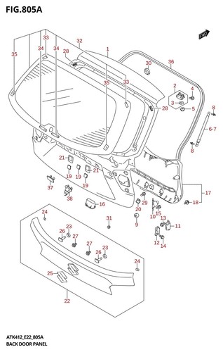 Suzuki genuine bolt - genuine, (5x11)