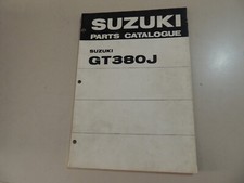 Parts catalogue Suzuki GT 380